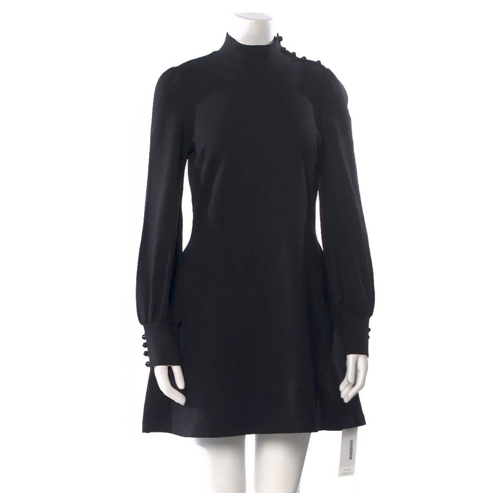 Kate Spade Black Mockneck Ponte Dress | NWT | Size 1 (Fits Like Large)